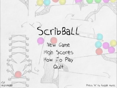 ScribBall Title Screenshot